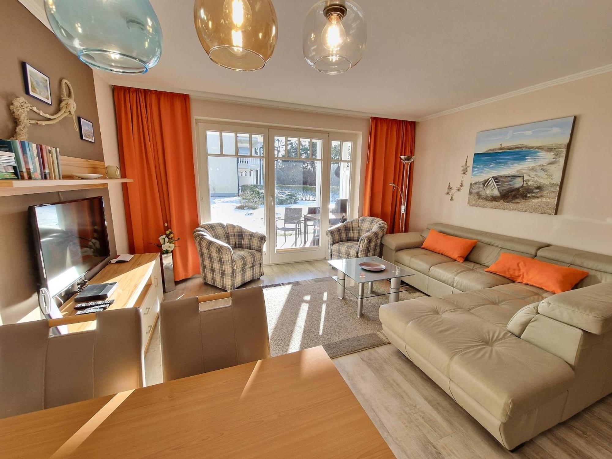 Duenenpark Binz - Komfort Ferienwohnung Mit 1 Schlafzimmer Und Terrasse Im Erdgeschoss 220 Buitenkant foto